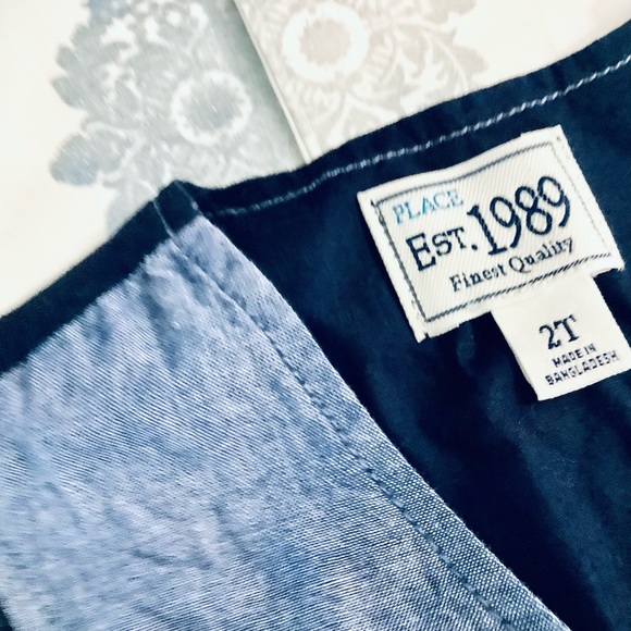 💙10  for $10 Boys 2T- Denim Style 2 Tone Vest💙 - Picture 3 of 4